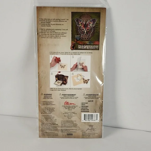 Sizzix Framelits with Stamps (barely used) - Tim Holtz Alterations collection - Picture 7 of 16